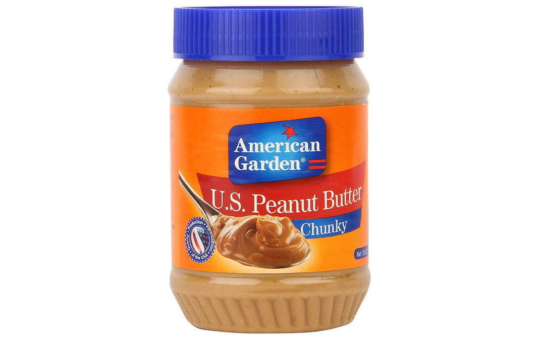 American Garden U.S. Peanut Butter Chunky    Plastic Jar  510 grams